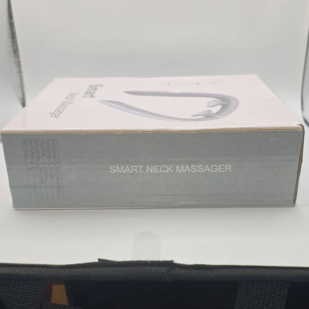 Smart Neck Massager Gray 3D Fit Low‎ Pulse 5 Modes 2 Heads Electronic Device